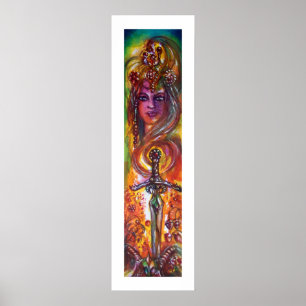 DURENDAL, RUMÄNSKT SWORD OCH ANGEL POSTER