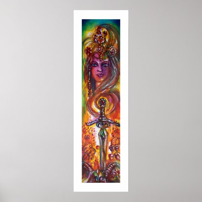 DURENDAL, RUMÄNSKT SWORD OCH ANGEL POSTER (Framsidan)