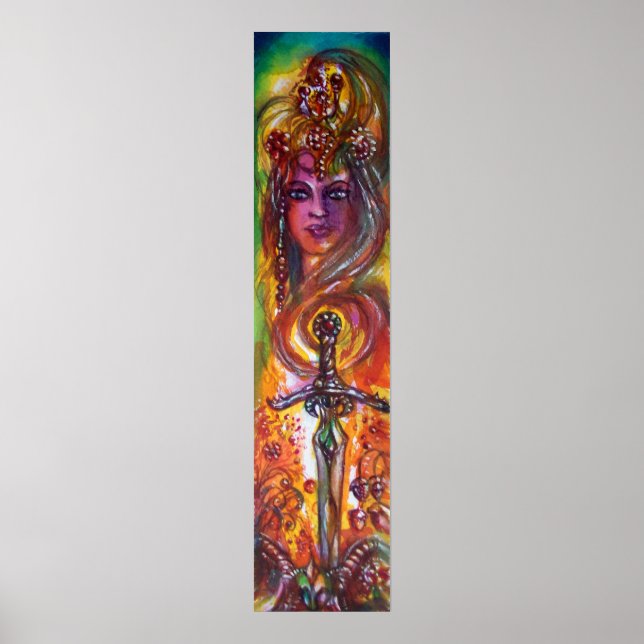 DURENDAL, RUMÄNSKT SWORD OCH ANGEL POSTER (Framsidan)