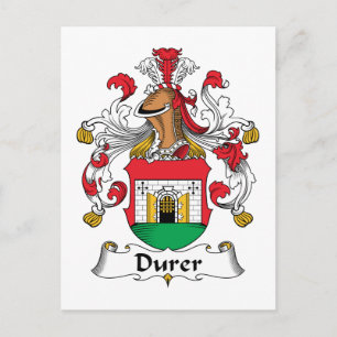Durer Family Crest Vykort