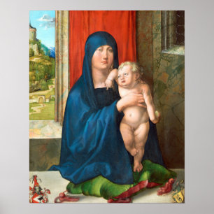 Dürer - Madonna och barn Poster