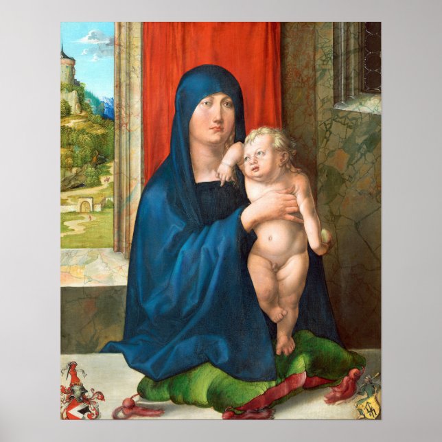 Dürer - Madonna och barn Poster (Framsidan)