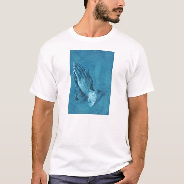 Durer Praying Händer T-shirt (Framsida)