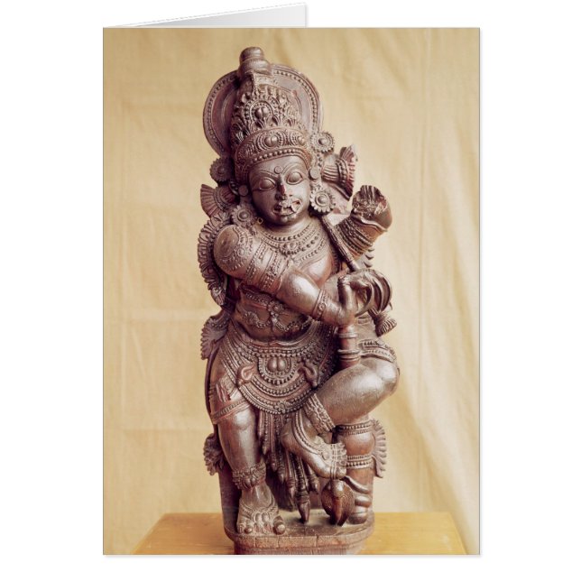 Durga från sydliga Indien Hälsningskort (Framsidan)