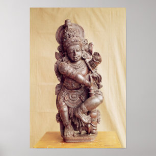 Durga från sydliga Indien Poster