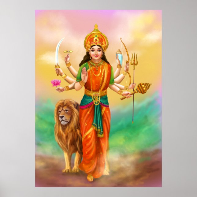 Durga guddess poster (Framsidan)