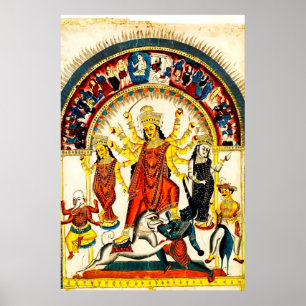 Durga jagaren av ondska poster