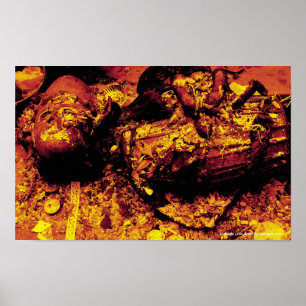 Durga med Drum Poster