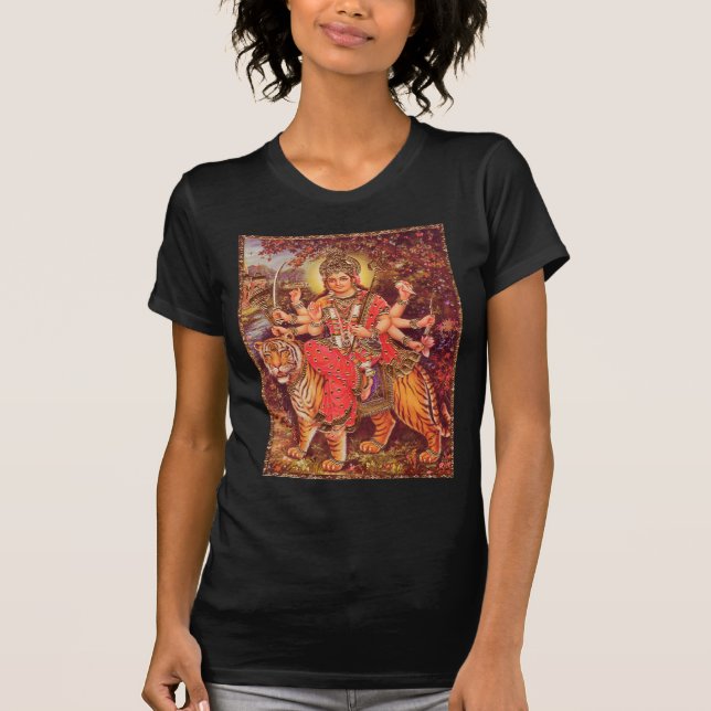 DURGA OCH TIGERN TEE SHIRT (Framsida)