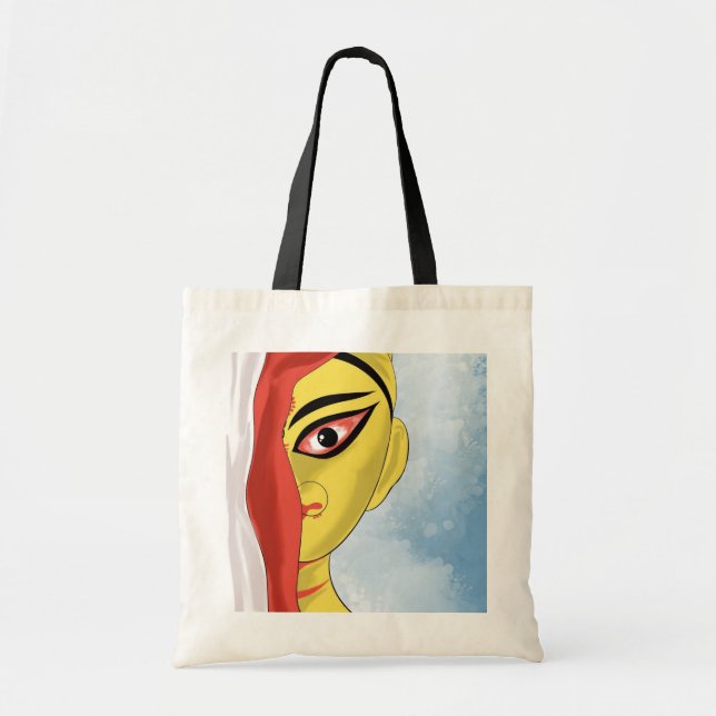 Durga | Tote Bag | Maa Durga | Durgapuja Tygkasse (Framsidan)