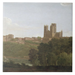 Durham c.1790-1800 (olja på kanfas) kakelplatta