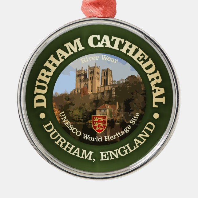 Durham Cathedral (rd) Julgransprydnad Metall (Framsidan)