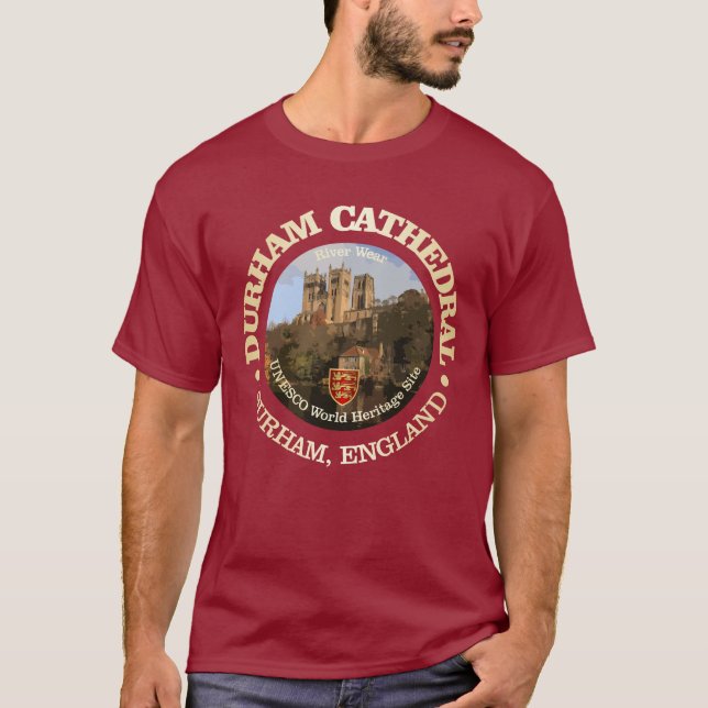 Durham Cathedral (rd) T Shirt (Framsida)