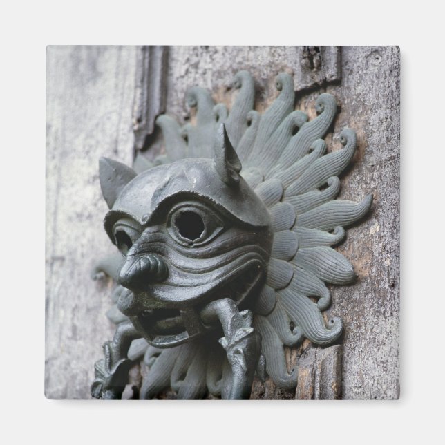 Durham Cathedral Sanctuary Knocker Magnet (Framsidan)
