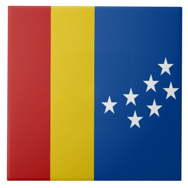 Durham City flagga Kakelplatta (Framsidan)