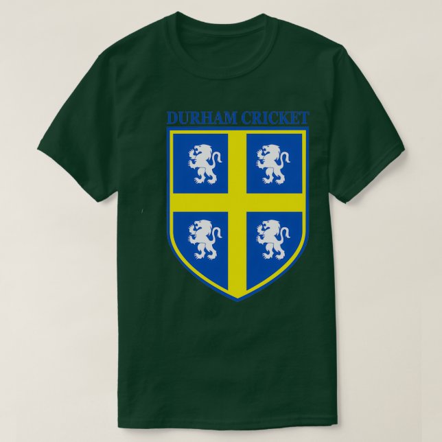 Durham County Cricket Klubb T Shirt (Design framsida)