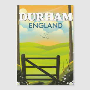 Durham England Resor affisch