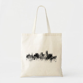 Durham England Skyline Cityscape Black White Tygkasse