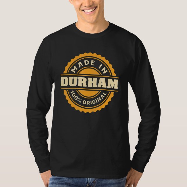 Durham Hometown T Shirt (Framsida)