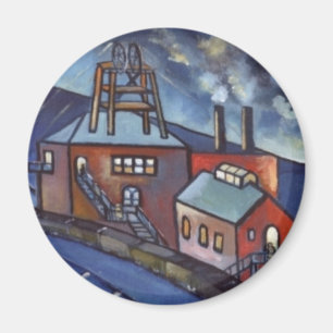 DURHAM HUVUDSAKLIG COLLIERY MAGNET