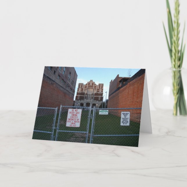 Durham kyrkligt hälsningkort för NC Kort (Framsida)