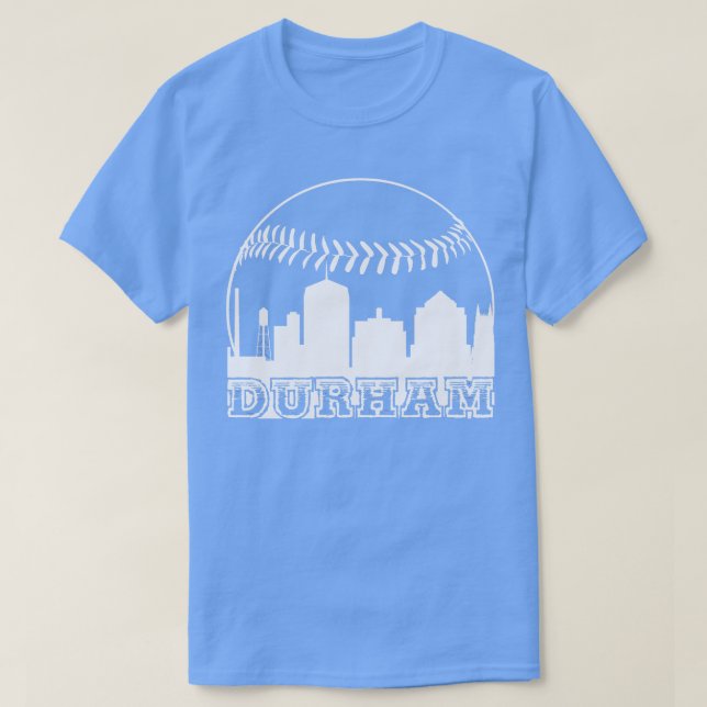 Durham NC Baseball Town T Shirt (Design framsida)