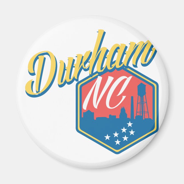 Durham, NC Magnet (Framsidan)