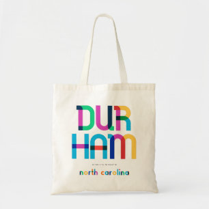 Durham North Carolina Mid Century, Pop Art Tygkasse