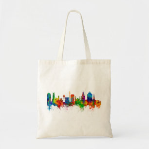 Durham North Carolina Skyline Tygkasse