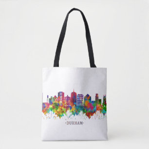 Durham North Carolina Skyline Tygkasse