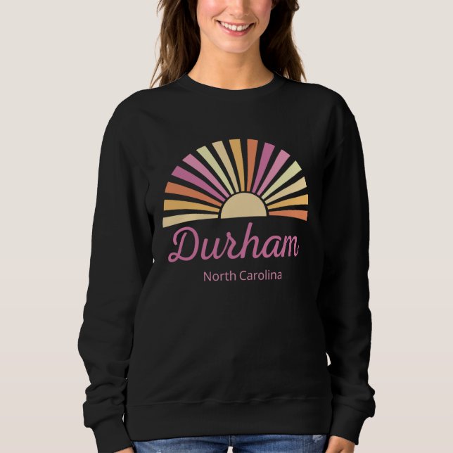 Durham North Carolina Vacation Trip Matching Group T Shirt (Framsida)