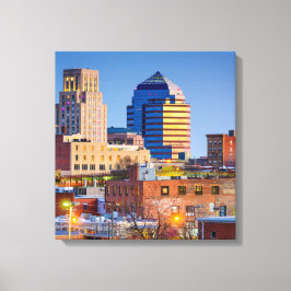 Durham North Carolina Wrapped Canvas 16,80 X 17,50