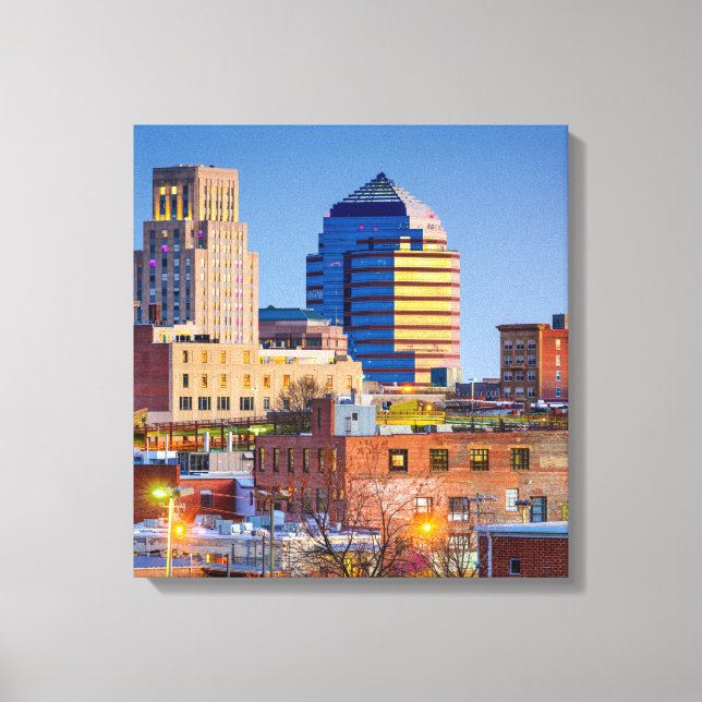 Durham North Carolina Wrapped Canvas 16,80 X 17,50 (Framsida)