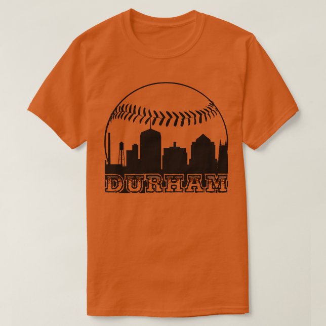 Durham North olina Baseball T Shirt (Design framsida)
