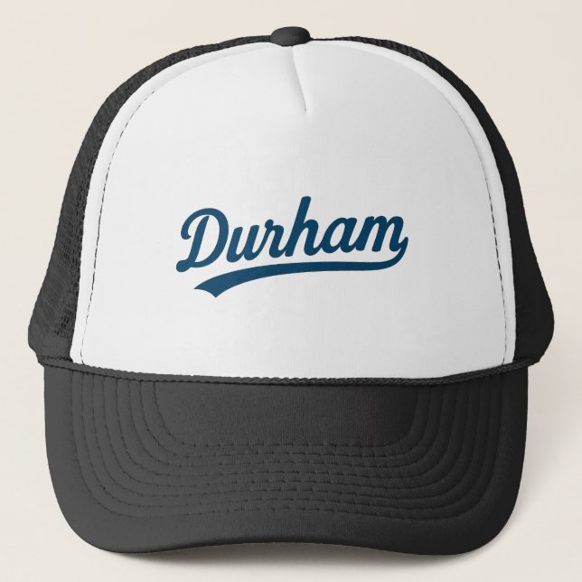 Durham Script Retro Design - Pridet Vintage City Keps (Framsida)