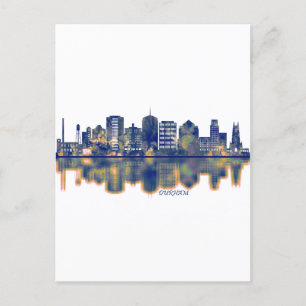 Durham Skyline Helg Vykort