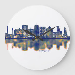 Durham Skyline Stor Klocka