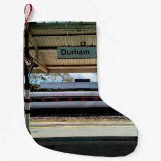 Durham station liten julstrumpa