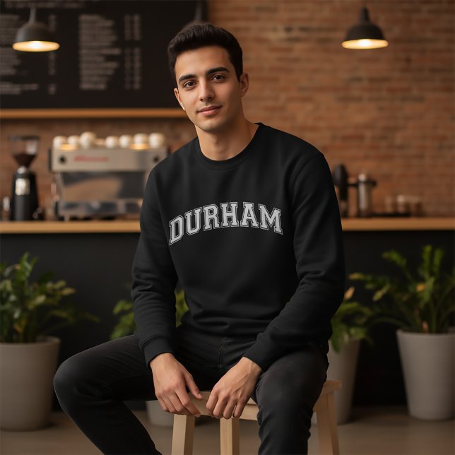 DURHAM Universitetstils Tröja Amerika College Lång Ärmad Tröja (Skapare uppladdad)