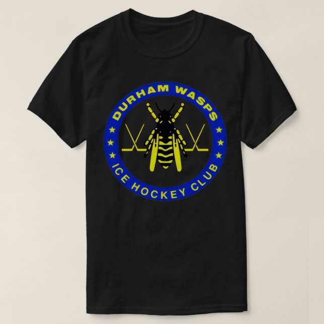 Durham Wasps Ice Hockey Team 2 T Shirt (Design framsida)
