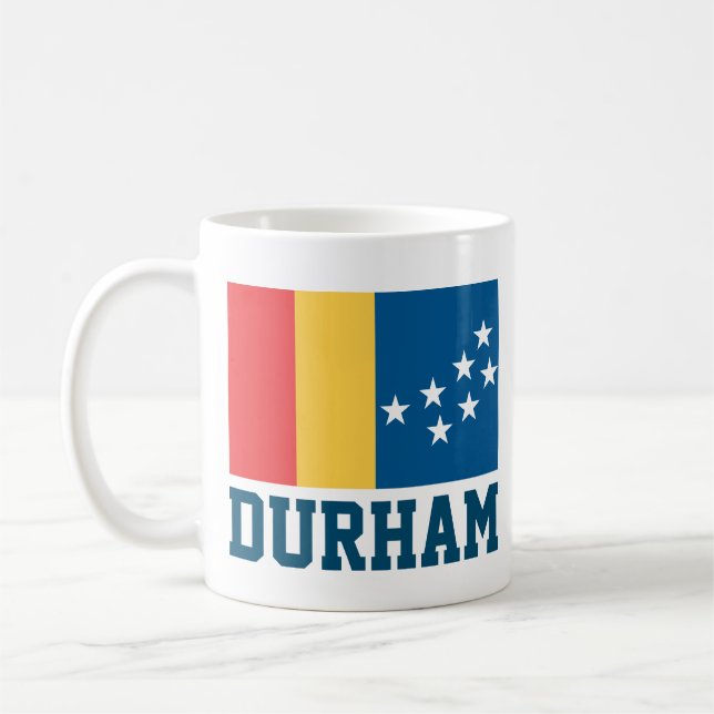 Durhams flagga, North Carolina Kaffemugg (Vänster)
