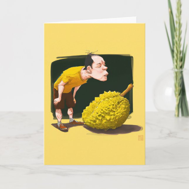 Durian Älskare Greeting Card Helgkort (Framsida)