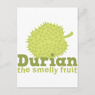 Durian den luktande frukten vykort