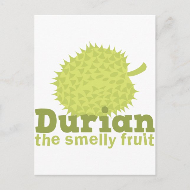 Durian den luktande frukten vykort (Framsida)