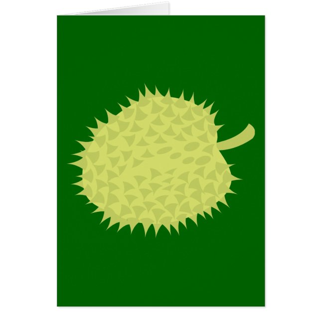 Durian den stinka frukten! NP Hälsningskort (Framsidan)