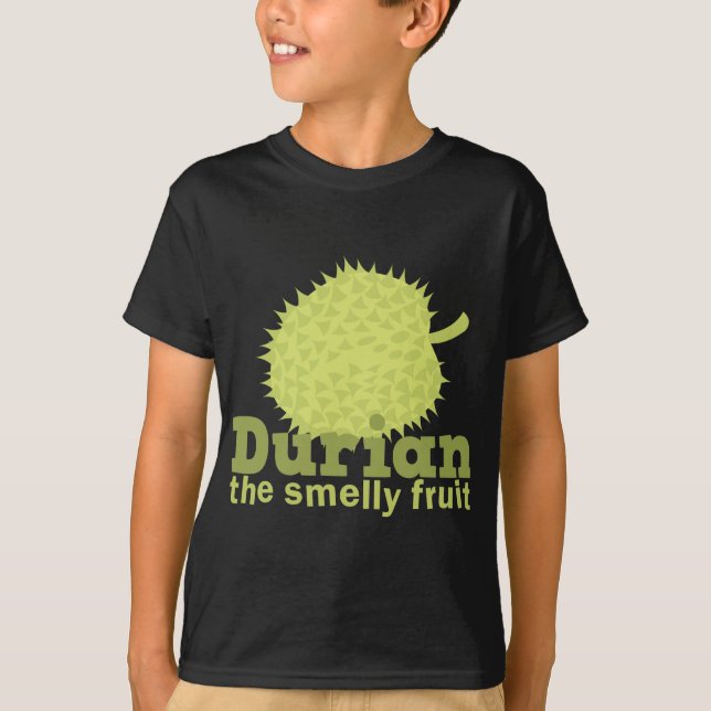 Durian den stinka frukten t-shirt (Framsida)