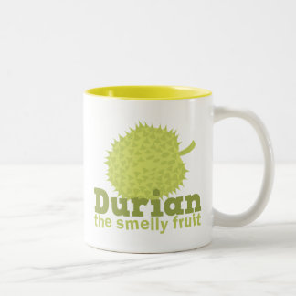 Durian den stinka frukten Två-Tonad mugg