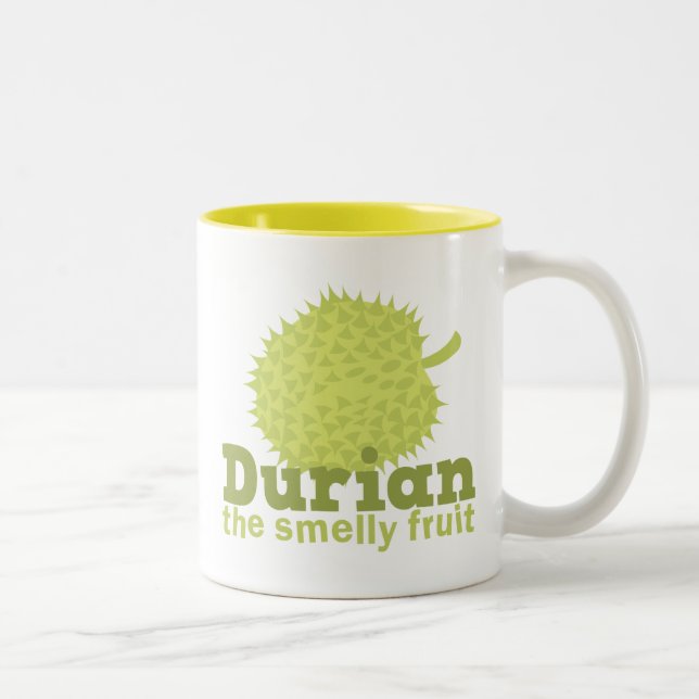 Durian den stinka frukten Två-Tonad mugg (Höger)