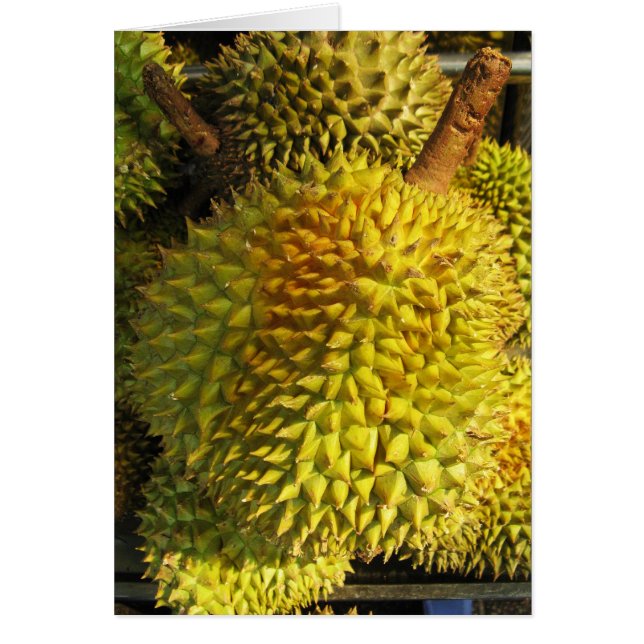 Durian Fruit Card Hälsningskort (Framsidan)