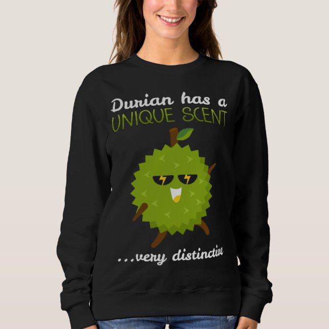Durian Has A Unique Scent Tropical Fruit Durian T Shirt (Framsida)